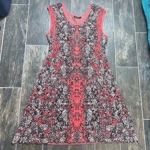 Nic & Zoe A-line multi colored dress